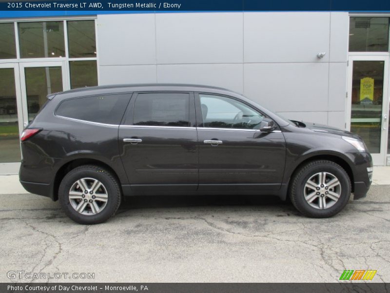 Tungsten Metallic / Ebony 2015 Chevrolet Traverse LT AWD