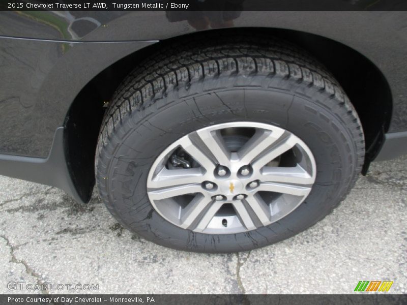 Tungsten Metallic / Ebony 2015 Chevrolet Traverse LT AWD