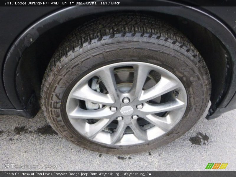 Brilliant Black Crystal Pearl / Black 2015 Dodge Durango R/T AWD