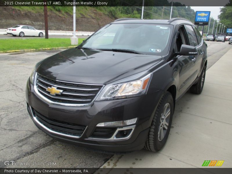 Tungsten Metallic / Ebony 2015 Chevrolet Traverse LT AWD