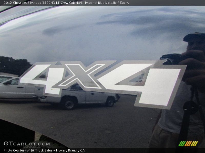 Imperial Blue Metallic / Ebony 2012 Chevrolet Silverado 3500HD LT Crew Cab 4x4