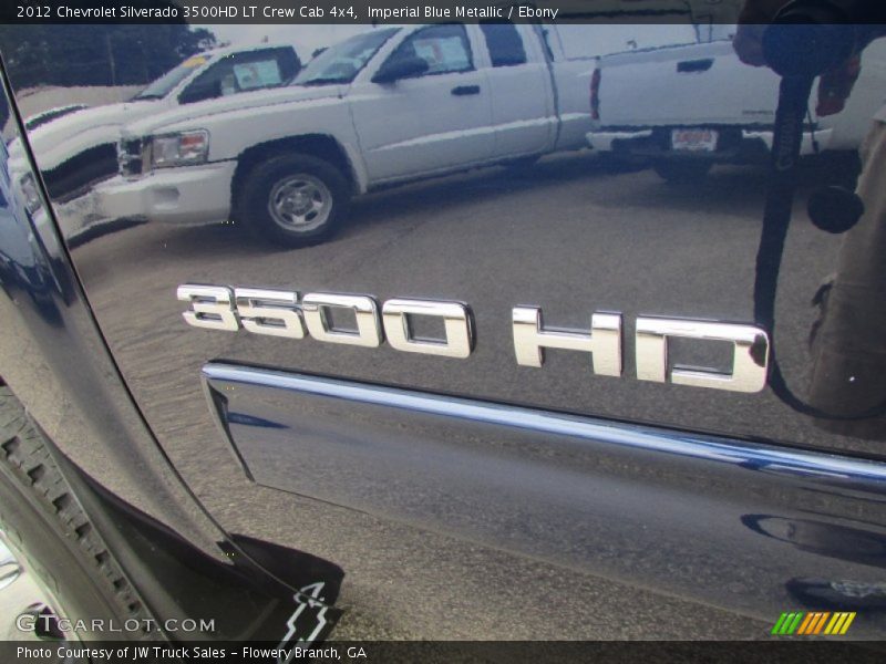 Imperial Blue Metallic / Ebony 2012 Chevrolet Silverado 3500HD LT Crew Cab 4x4
