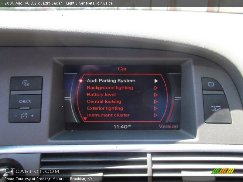 Light Silver Metallic / Beige 2006 Audi A6 3.2 quattro Sedan
