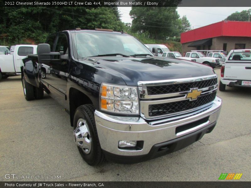 Imperial Blue Metallic / Ebony 2012 Chevrolet Silverado 3500HD LT Crew Cab 4x4