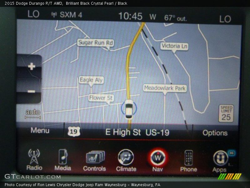 Brilliant Black Crystal Pearl / Black 2015 Dodge Durango R/T AWD