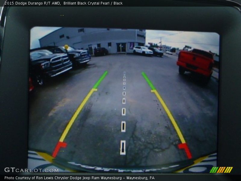 Brilliant Black Crystal Pearl / Black 2015 Dodge Durango R/T AWD