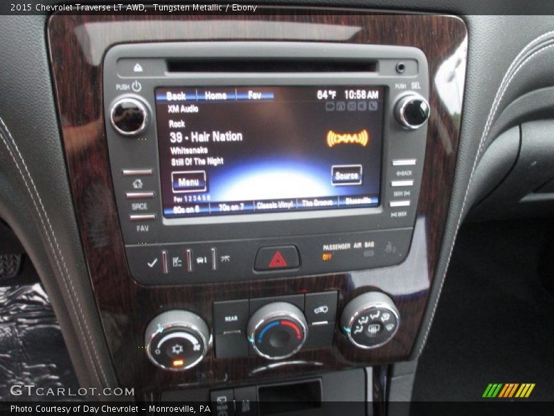 Tungsten Metallic / Ebony 2015 Chevrolet Traverse LT AWD
