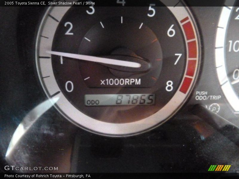 Silver Shadow Pearl / Stone 2005 Toyota Sienna CE