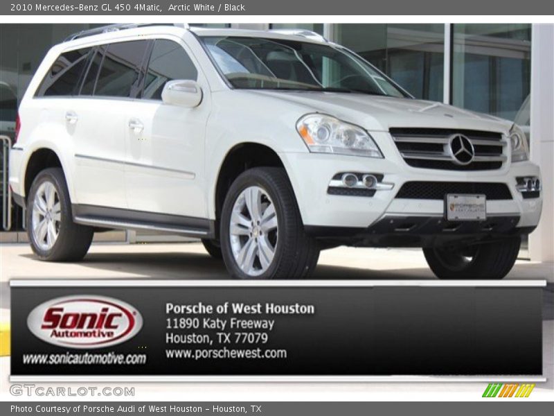 Arctic White / Black 2010 Mercedes-Benz GL 450 4Matic