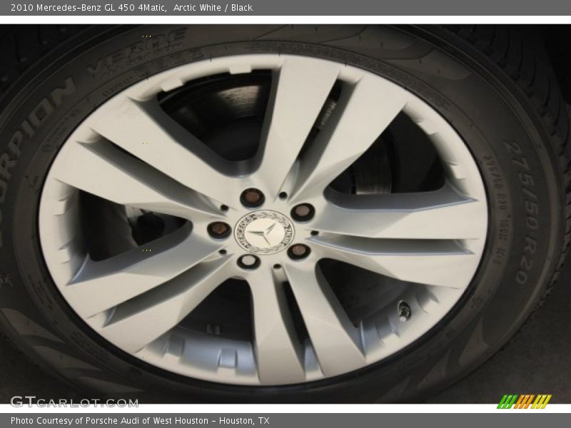 Arctic White / Black 2010 Mercedes-Benz GL 450 4Matic