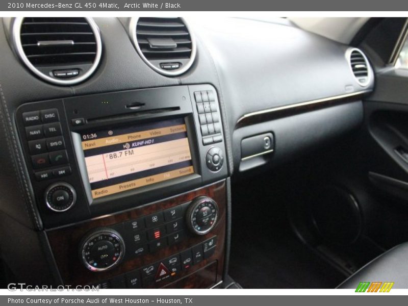 Arctic White / Black 2010 Mercedes-Benz GL 450 4Matic