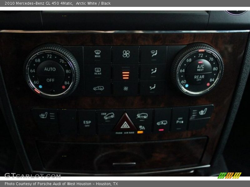 Arctic White / Black 2010 Mercedes-Benz GL 450 4Matic