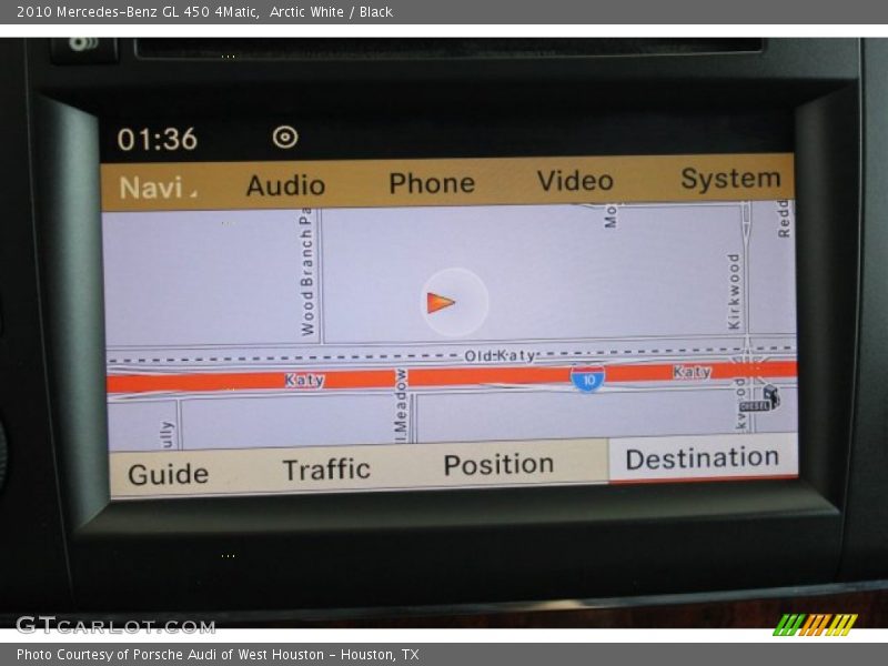 Arctic White / Black 2010 Mercedes-Benz GL 450 4Matic
