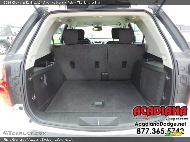 Silver Ice Metallic / Light Titanium/Jet Black 2014 Chevrolet Equinox LS