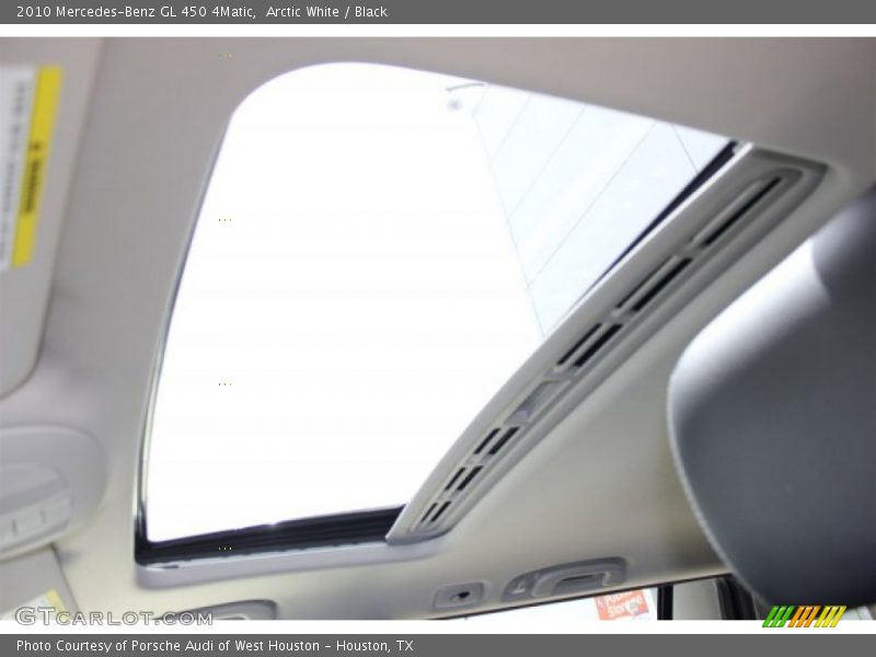 Arctic White / Black 2010 Mercedes-Benz GL 450 4Matic