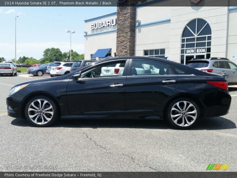 Phantom Black Metallic / Black 2014 Hyundai Sonata SE 2.0T