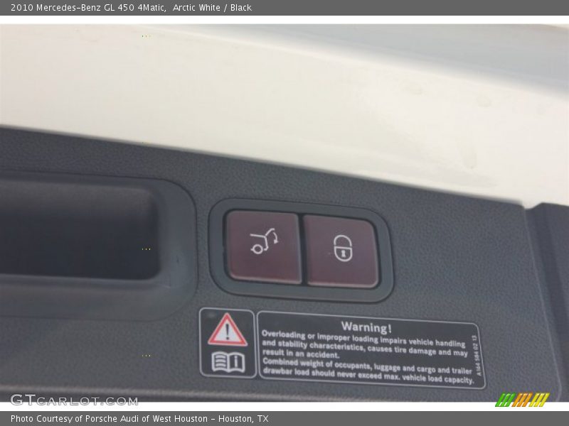 Arctic White / Black 2010 Mercedes-Benz GL 450 4Matic