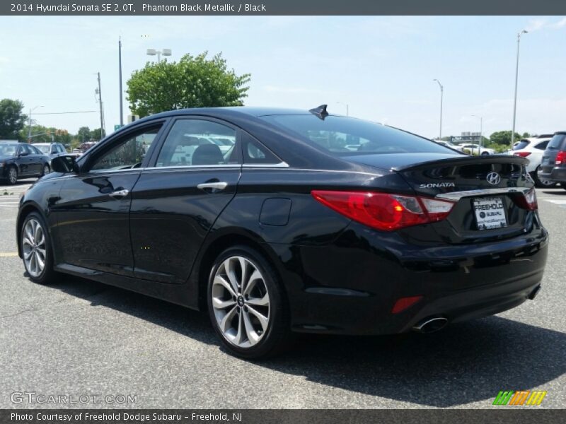 Phantom Black Metallic / Black 2014 Hyundai Sonata SE 2.0T