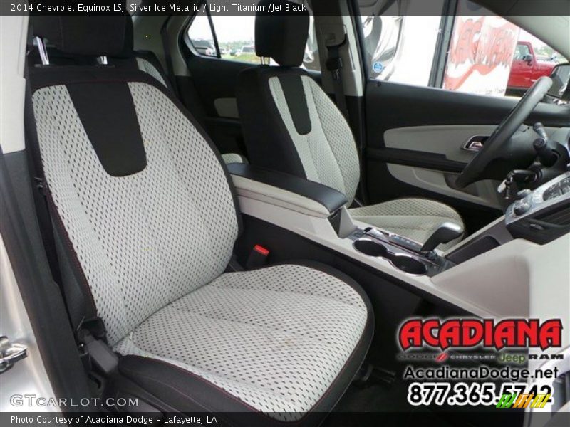 Silver Ice Metallic / Light Titanium/Jet Black 2014 Chevrolet Equinox LS