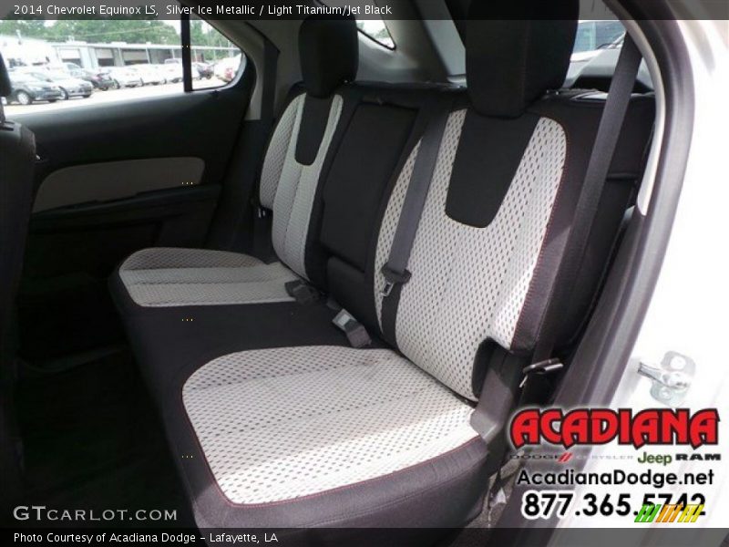 Silver Ice Metallic / Light Titanium/Jet Black 2014 Chevrolet Equinox LS