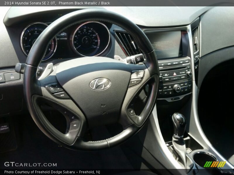 Phantom Black Metallic / Black 2014 Hyundai Sonata SE 2.0T
