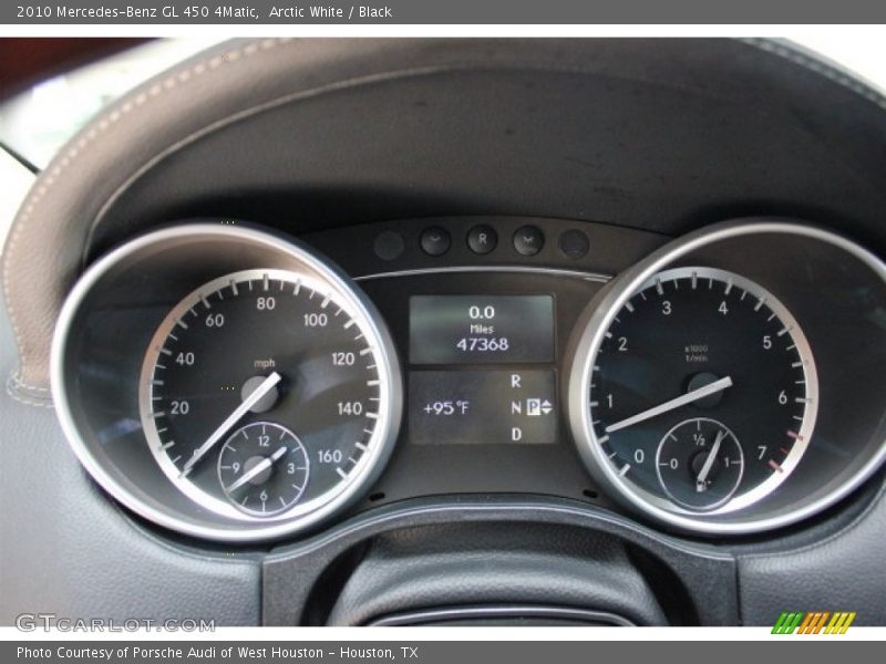Arctic White / Black 2010 Mercedes-Benz GL 450 4Matic