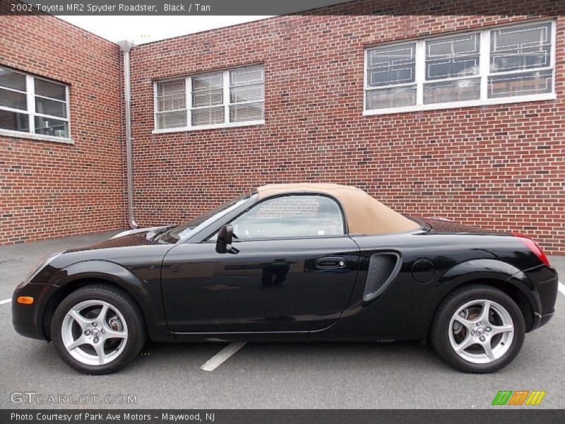 Black / Tan 2002 Toyota MR2 Spyder Roadster