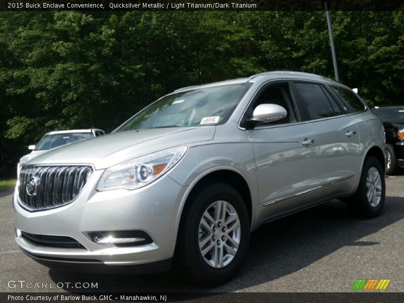 Quicksilver Metallic / Light Titanium/Dark Titanium 2015 Buick Enclave Convenience