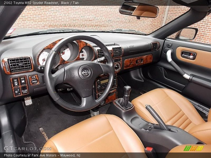 Black / Tan 2002 Toyota MR2 Spyder Roadster