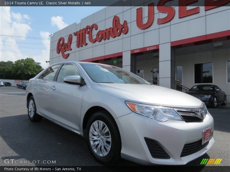 Classic Silver Metallic / Ash 2014 Toyota Camry LE