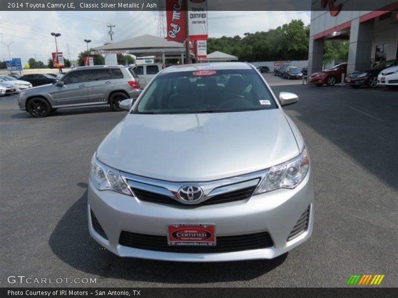 Classic Silver Metallic / Ash 2014 Toyota Camry LE