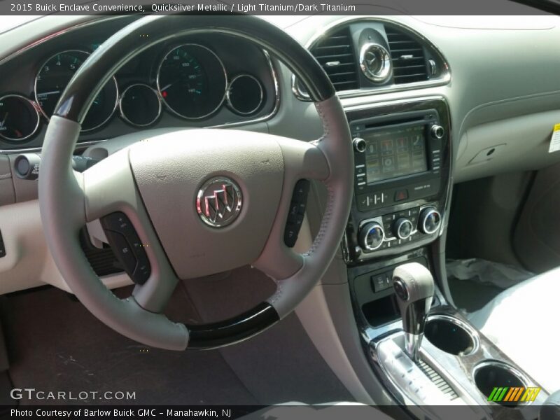 Quicksilver Metallic / Light Titanium/Dark Titanium 2015 Buick Enclave Convenience