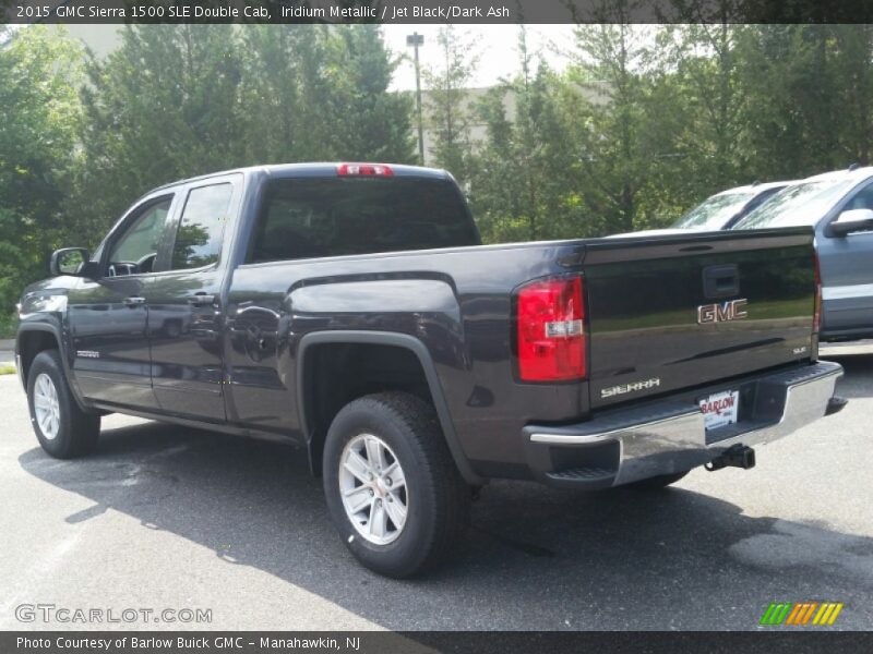 Iridium Metallic / Jet Black/Dark Ash 2015 GMC Sierra 1500 SLE Double Cab