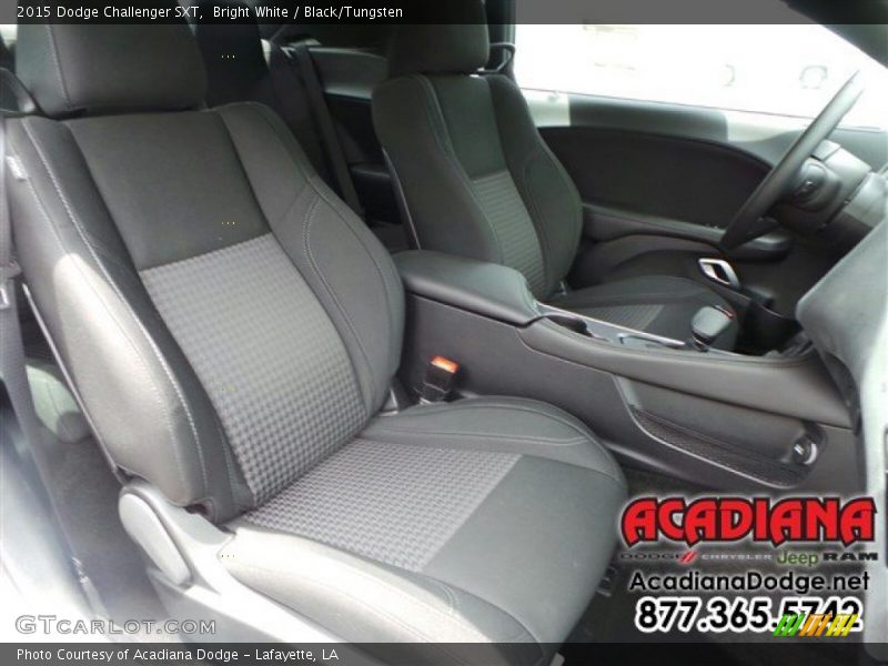Bright White / Black/Tungsten 2015 Dodge Challenger SXT