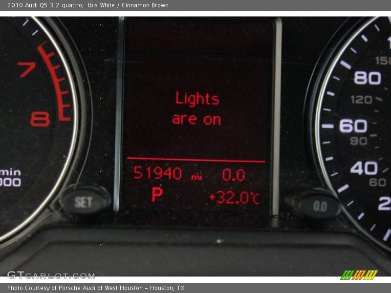 Ibis White / Cinnamon Brown 2010 Audi Q5 3.2 quattro