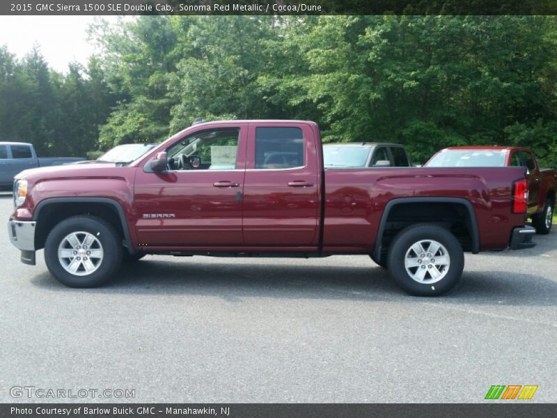  2015 Sierra 1500 SLE Double Cab Sonoma Red Metallic