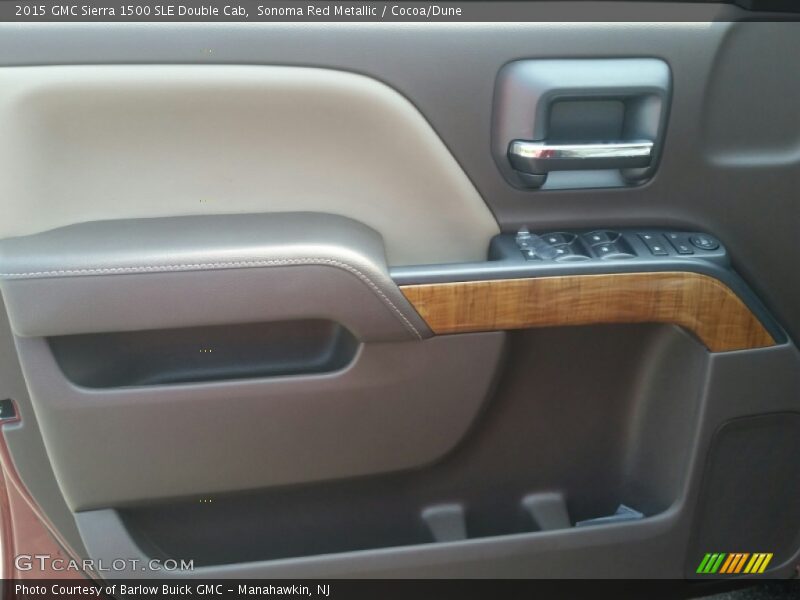 Sonoma Red Metallic / Cocoa/Dune 2015 GMC Sierra 1500 SLE Double Cab