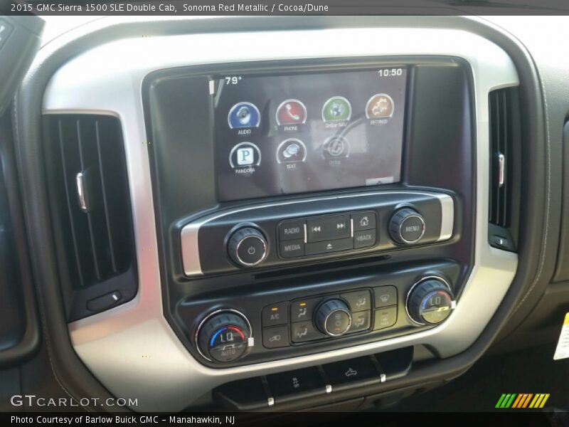 Sonoma Red Metallic / Cocoa/Dune 2015 GMC Sierra 1500 SLE Double Cab