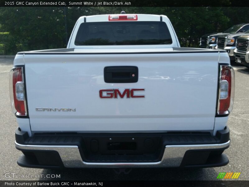 Summit White / Jet Black/Dark Ash 2015 GMC Canyon Extended Cab