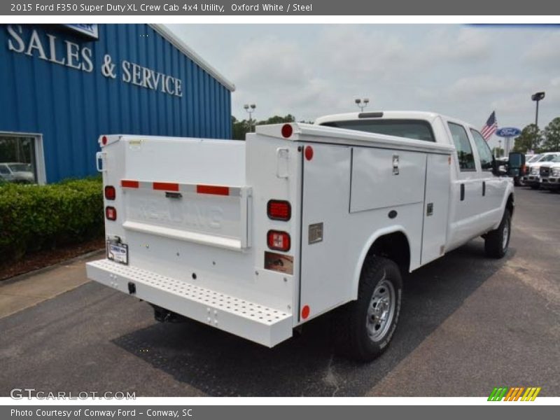 Oxford White / Steel 2015 Ford F350 Super Duty XL Crew Cab 4x4 Utility