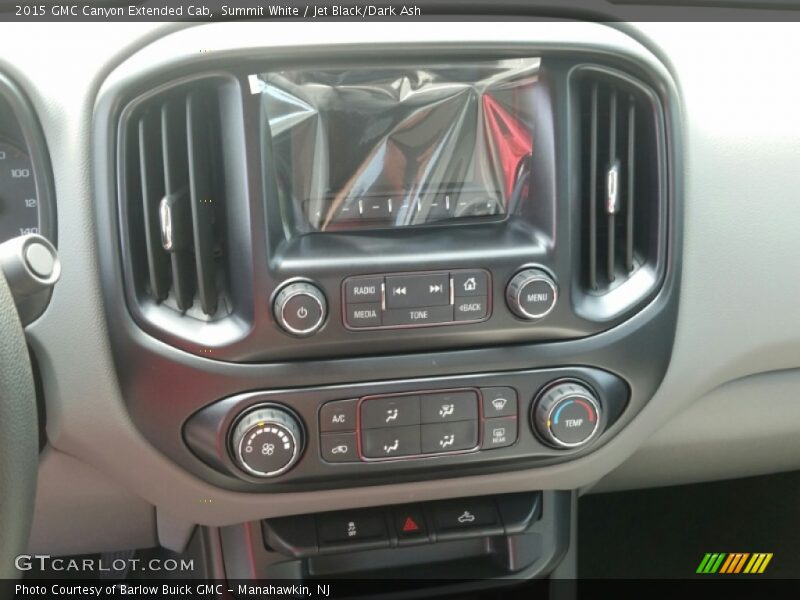 Summit White / Jet Black/Dark Ash 2015 GMC Canyon Extended Cab