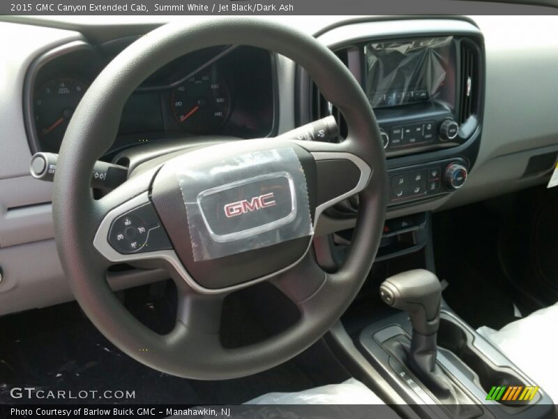 Summit White / Jet Black/Dark Ash 2015 GMC Canyon Extended Cab