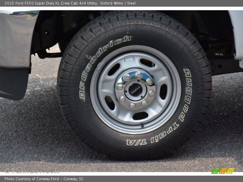 Oxford White / Steel 2015 Ford F350 Super Duty XL Crew Cab 4x4 Utility