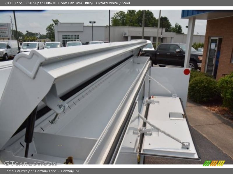 Oxford White / Steel 2015 Ford F350 Super Duty XL Crew Cab 4x4 Utility