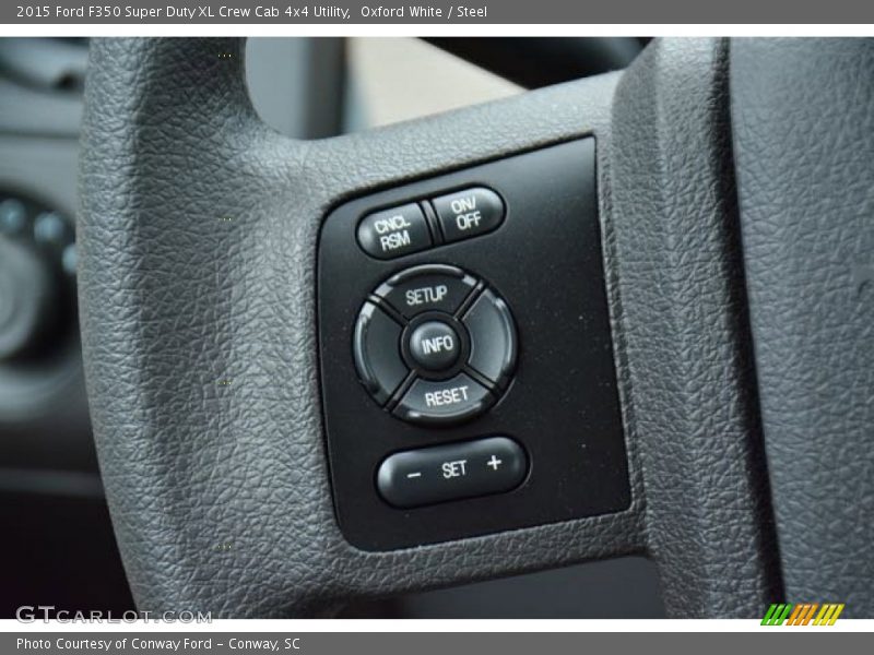 Oxford White / Steel 2015 Ford F350 Super Duty XL Crew Cab 4x4 Utility