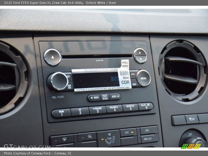Oxford White / Steel 2015 Ford F350 Super Duty XL Crew Cab 4x4 Utility