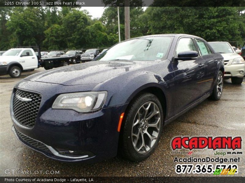 Jazz Blue Pearl / Black 2015 Chrysler 300 S