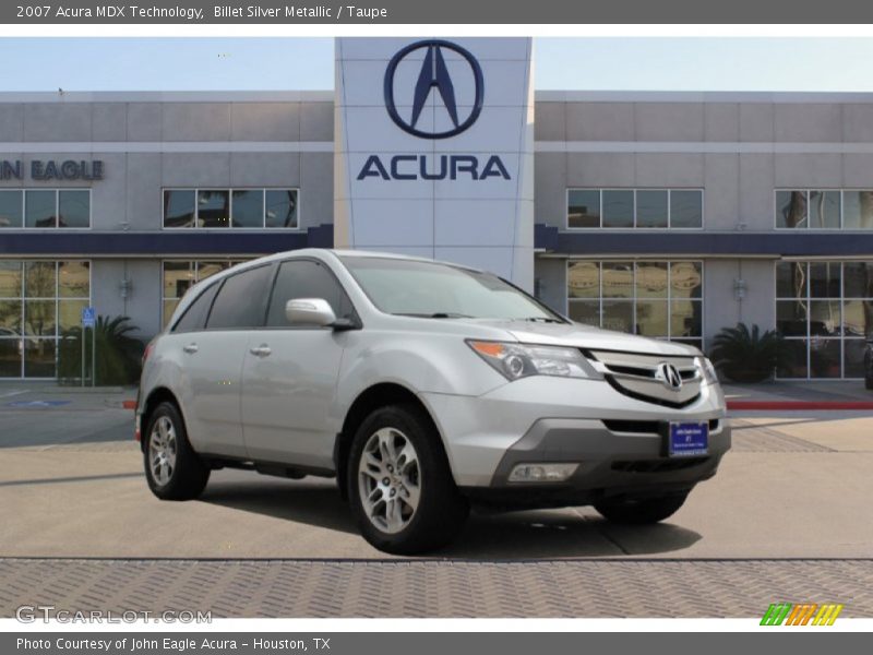 Billet Silver Metallic / Taupe 2007 Acura MDX Technology
