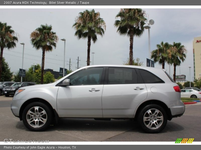 Billet Silver Metallic / Taupe 2007 Acura MDX Technology