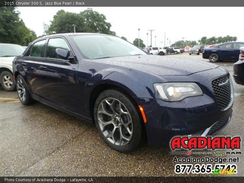 Jazz Blue Pearl / Black 2015 Chrysler 300 S